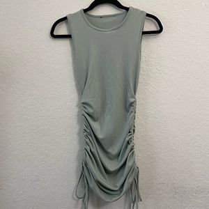 Bodycon mint green dress